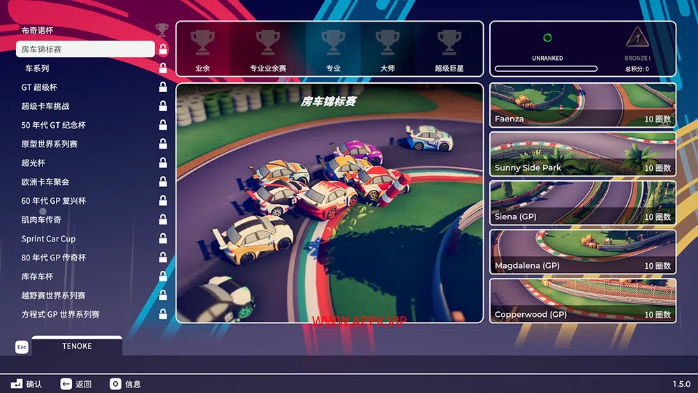 环道巨星(Circuit Superstars)简中|PC|俯视角赛车竞速游戏