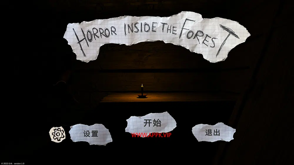 森林内的恐怖(Horror inside the forest)简中|PC|AVG|恐怖逃脱游戏